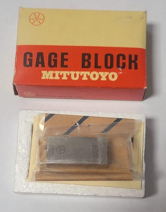 Mitutoyo Brand New 611216-23 .65 GRD2 GAGE BLOCK