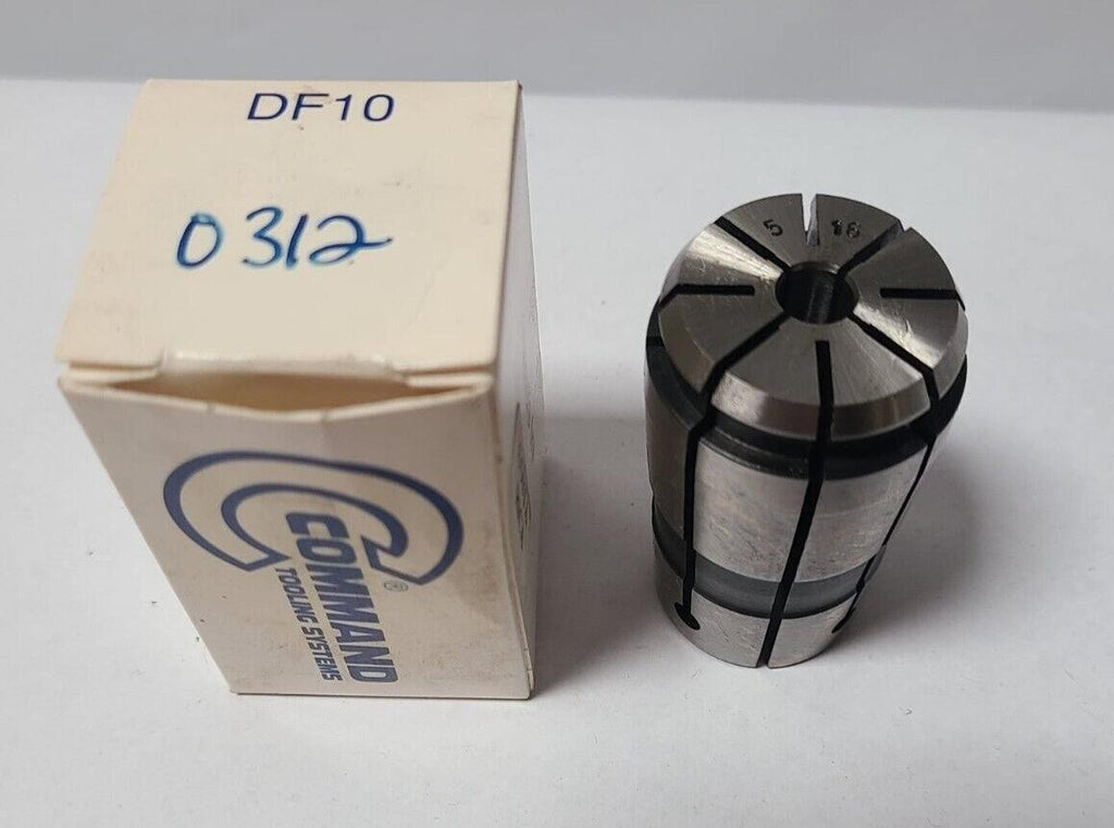 New CNC Command Tooling Systems DF10 5/16 inch Collet .0312 mm Lathe Mill Collet