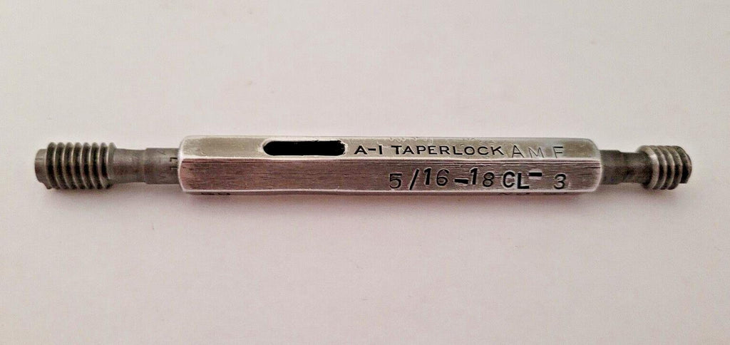 5/16-18 CL-3 A-1 TAPERLOCK AMF PRATT & WHITNEY GO & NO GO Thread Plug Gage