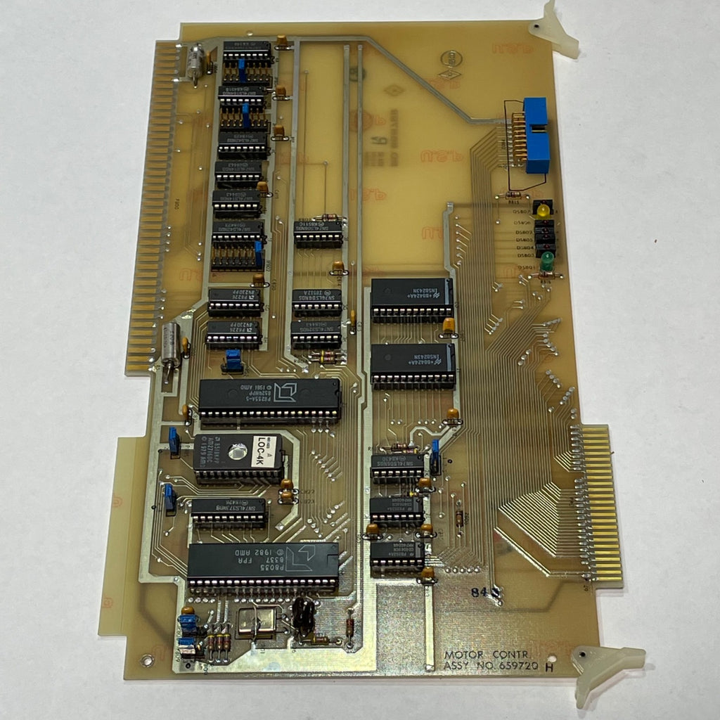 CIRCUIT CONTROLLER BOARD MOTOR CONTR. ASSY NO. 659720 H BD.659722 E MADE IN USA