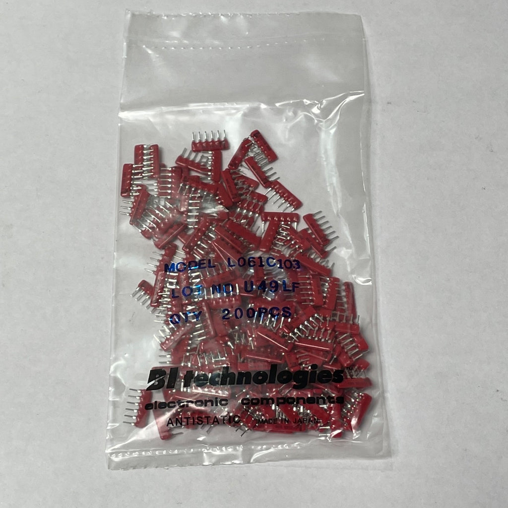 Bag of 200 BI TECHNOLOGI L061C103 Resistor 6-Pin 10k Ohm Made in Japan 40396-32