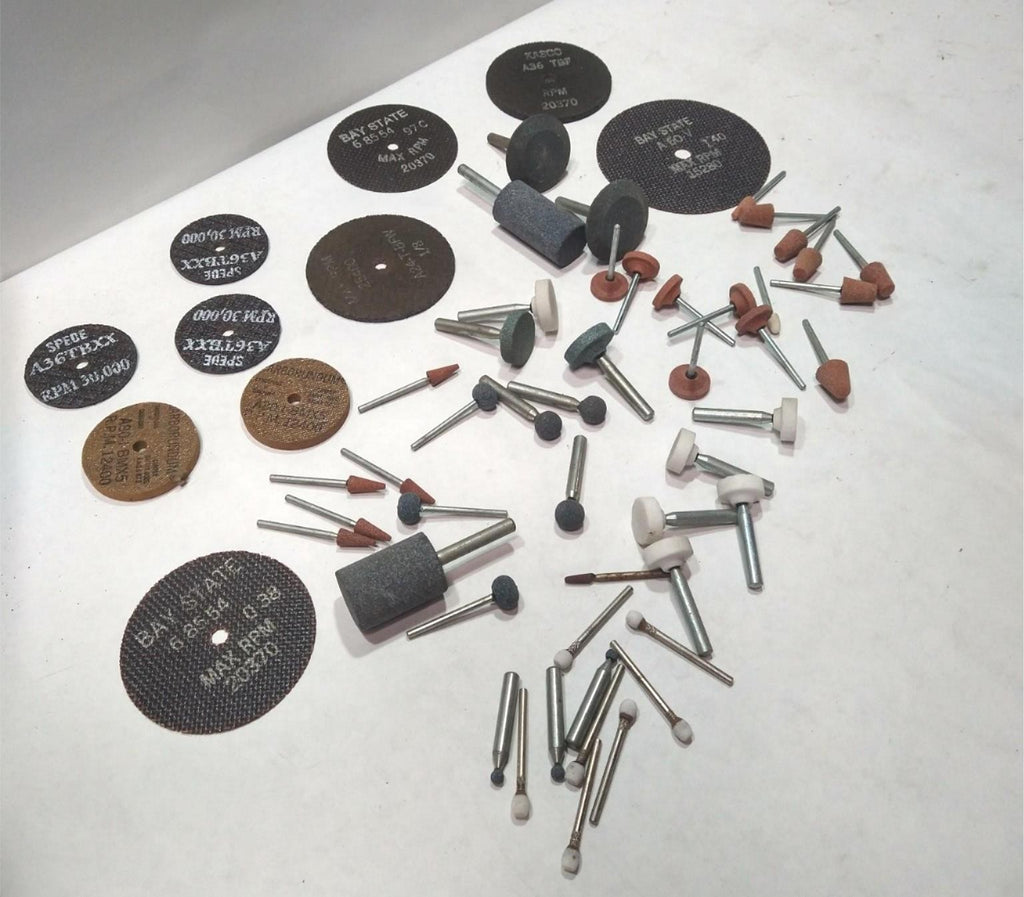 Misc Lot Abrasive Grinding Mounted Stone Grinding Cylindrical Cut-Off Wheel USA