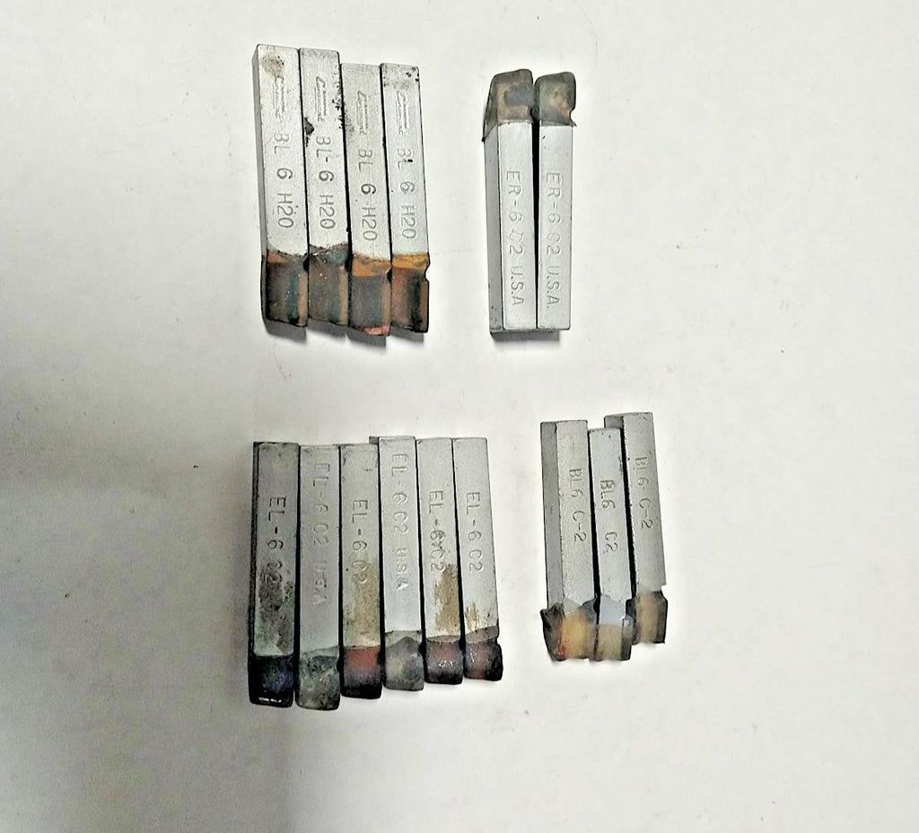 Misc Brazed Tipped Carbide Lathe Tool Bit 3/8" Shank Lot of 15