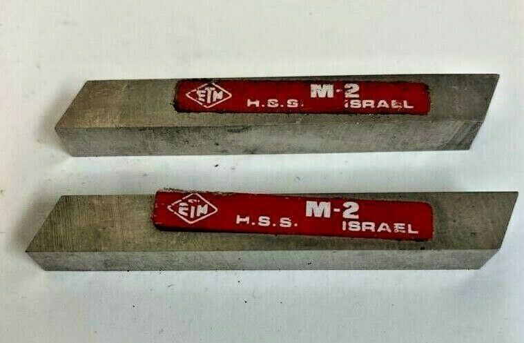 2 M-2 ETM HSS 5/16 x 2-1/2" Square Lathe Tool Cutting Bits New ISRAEL