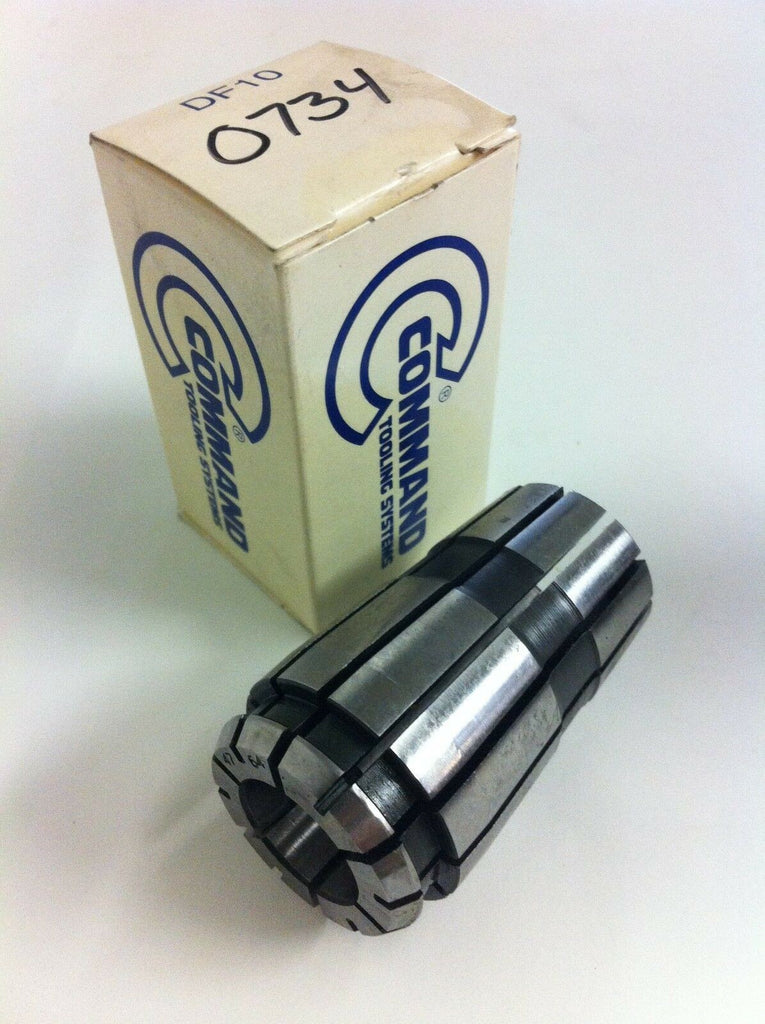Command Tooling Systems TG10 DF10 0734 0.719 - 0.734 inch Collet for Mill New