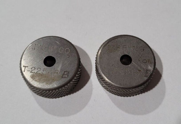 Set of T-22548-B GO & NO GO Set Thread Ring Gage P.D. .1795 and .1785 Gages