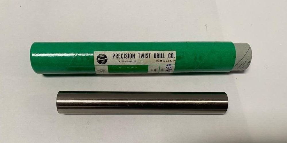 Precision Twist Drill Co. Drill Blank 53/64 " HS Steel Drill 60B High Speed PTD