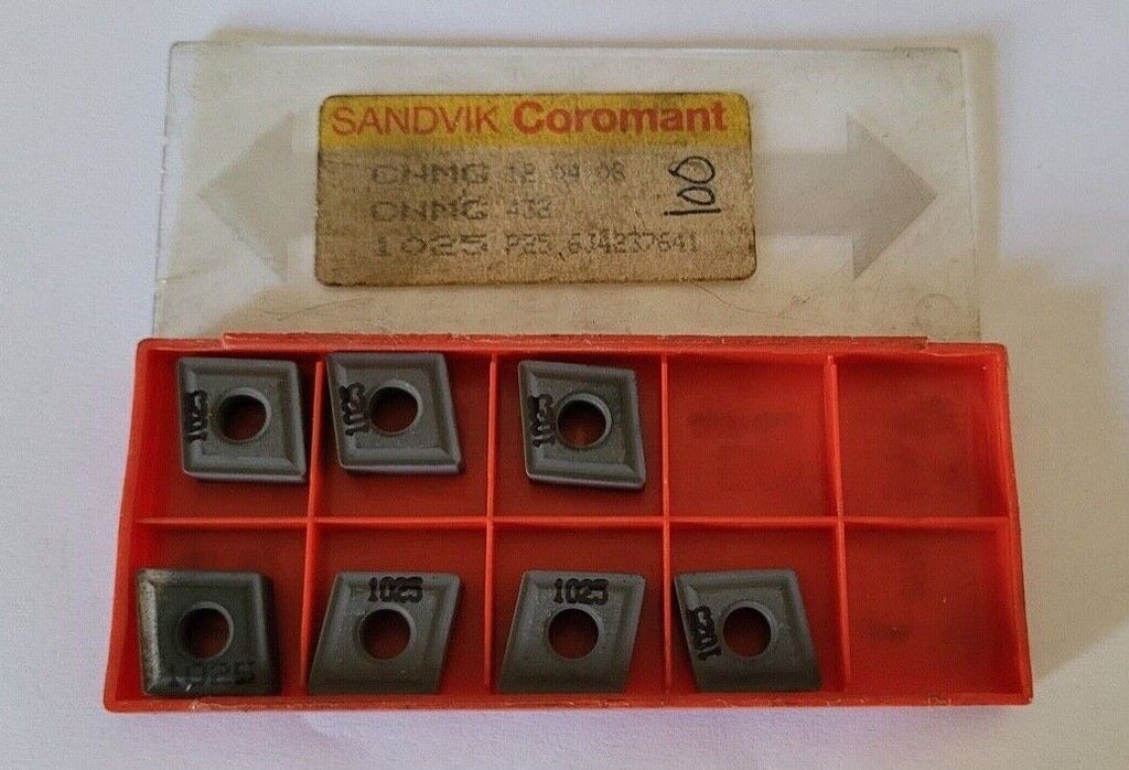 7 Pcs SANDVIK Coromant CNMG 432 P25 1025 Carbide Inserts New Tool CNMG 12 04 08