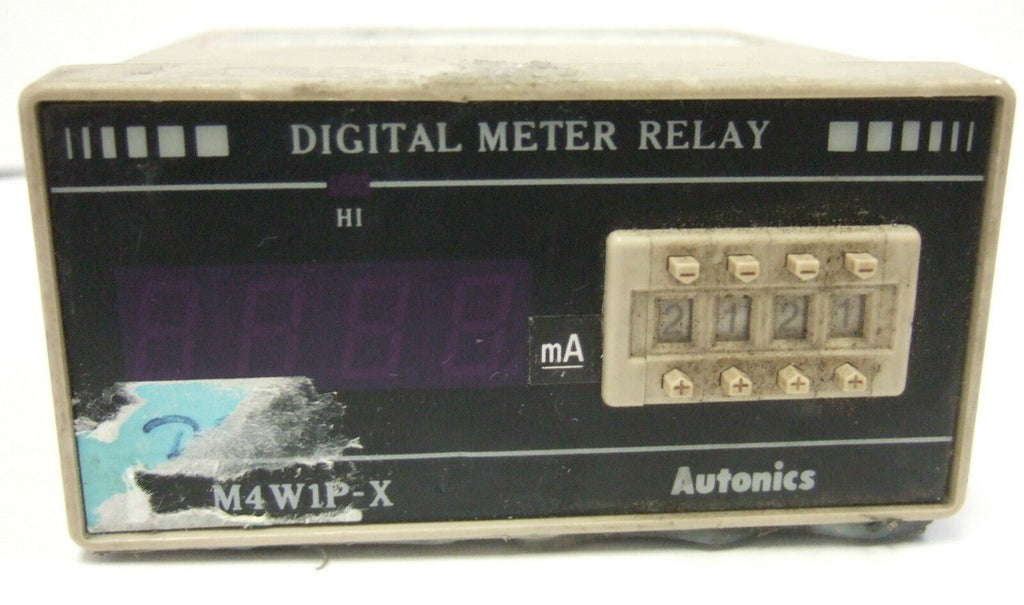 Autonics M4W1P-X Digital Meter Relay mA Panel