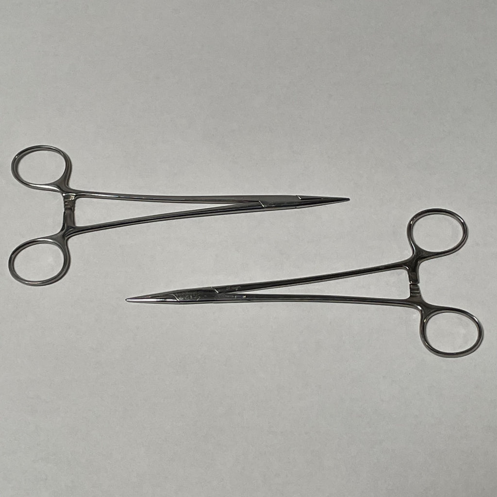 Lot of 2 Lawton Germany Stainless Mayo-Hegar Needle Holder Clamp Medical Vet