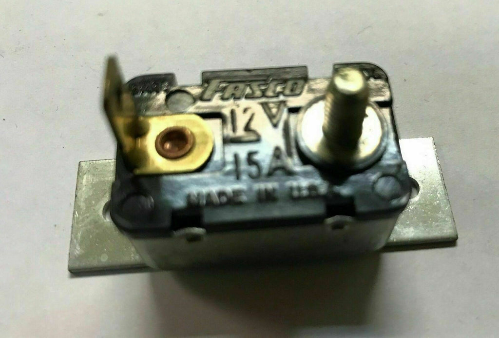 Brand New Fasco Circuit Breaker Auto Truck Fuse 12V 15A With Bracket