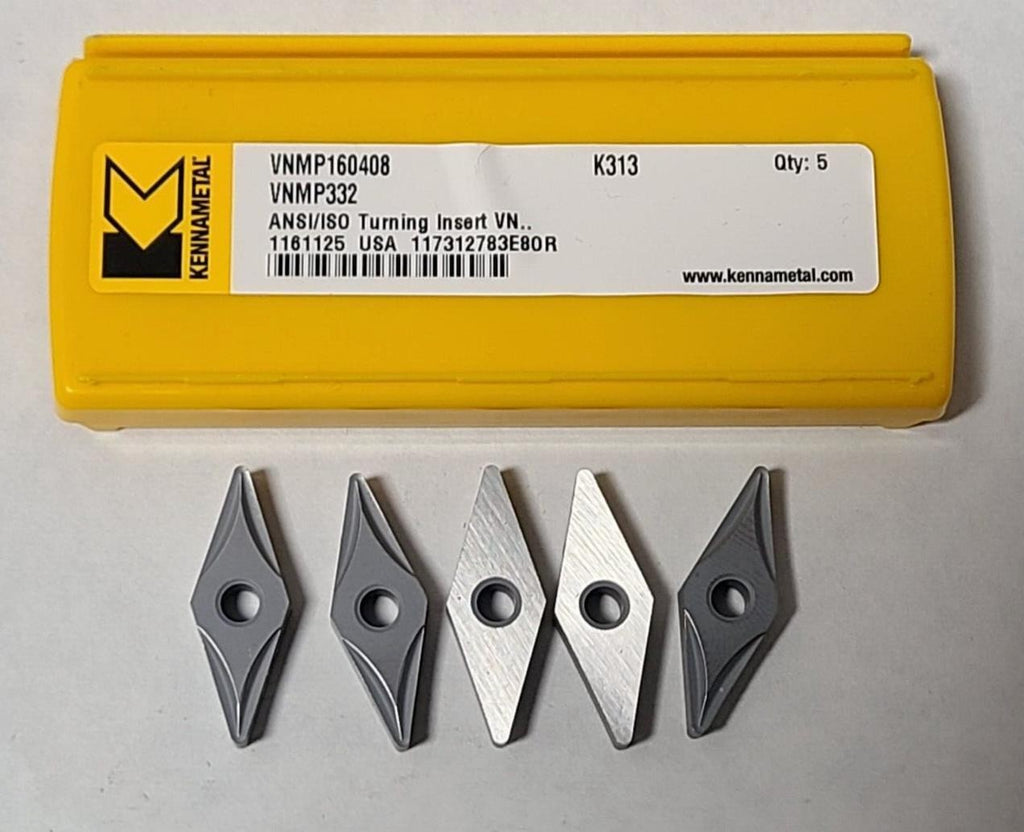 Kennametal VNMP 332 K313 160408 Turning Carbide Inserts Lathe Mill USA 5 Pcs New