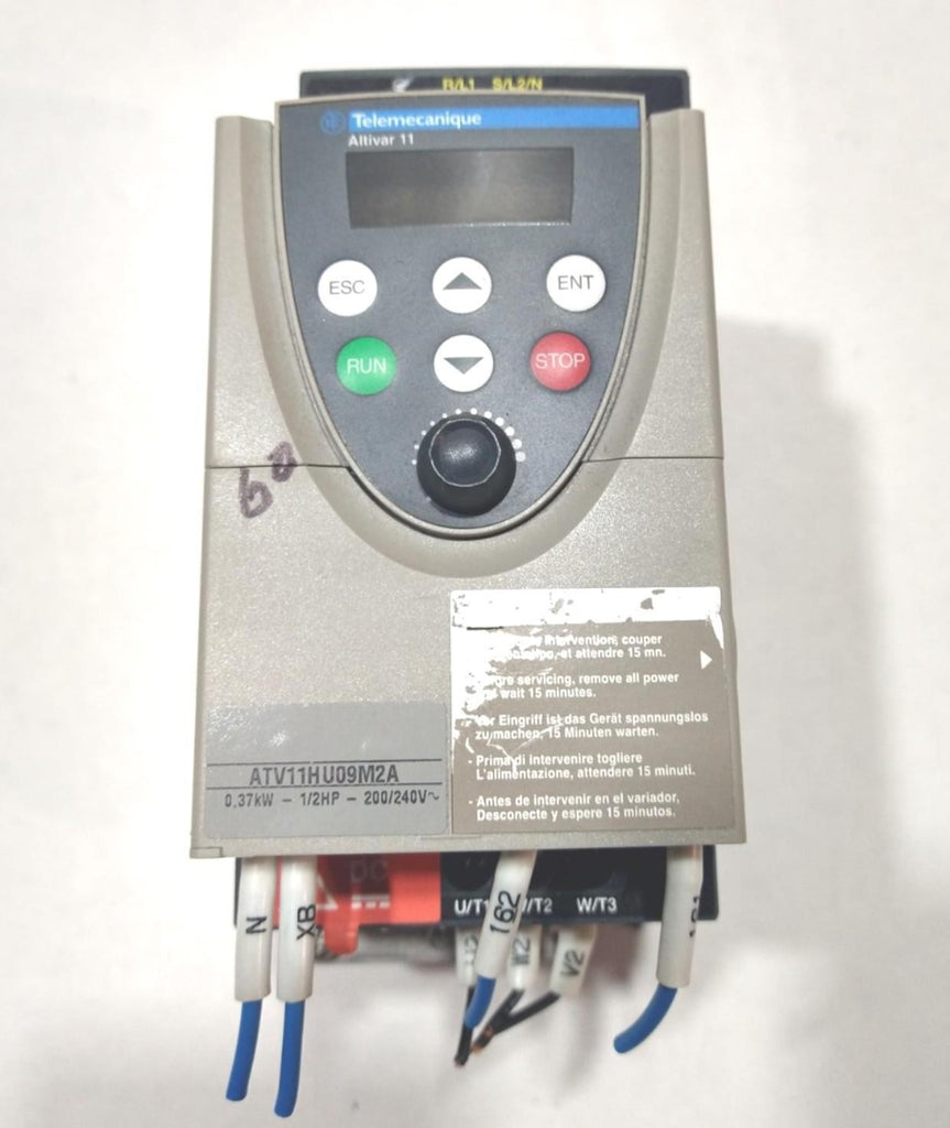 Telemecanique Altivar 11 ATV11HU09M2A 0.37kW-1/2HP 230V Schneider Electric