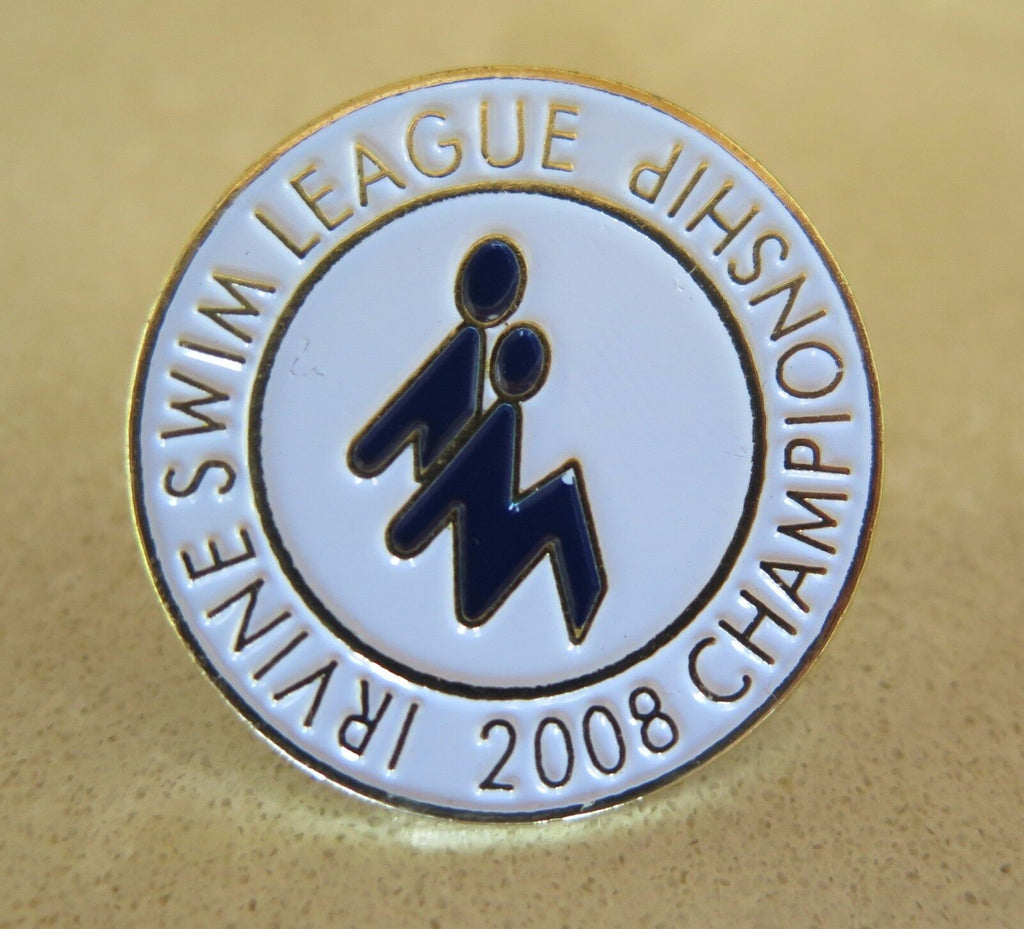Irvine Swim League 2008 Championship Pin Badge Lapel Collection Rare Brand New