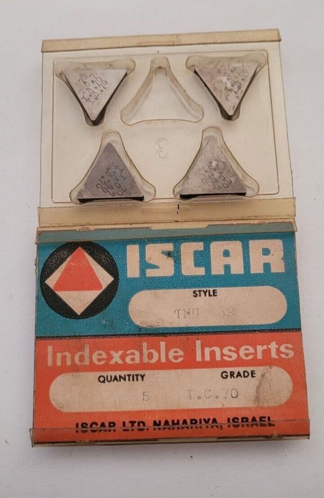 4 Pcs ISCAR Indexable TNU 432 IC 70 Carbide Inserts Indexable Tools Turning