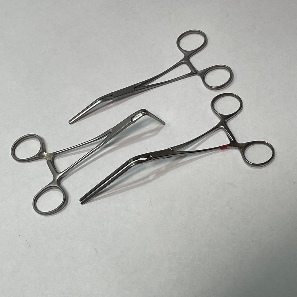 Lot of 3 V. Mueller Clamp Debakey CH 7120 K / CH 7124 / CH-7140 Stainless
