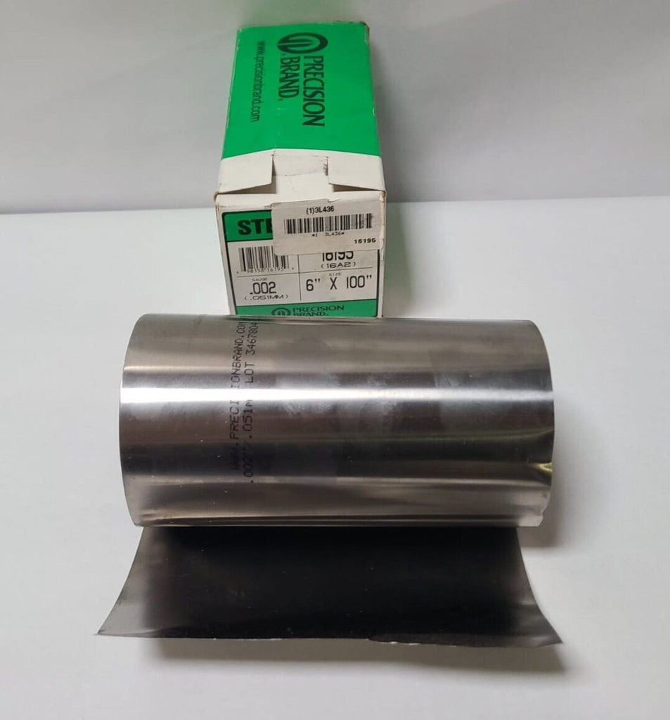 Precision Brand Brass Shim Stock 6" x 100" 16195 0.002