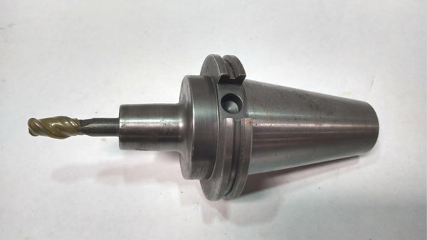 Briney 1/2" CAT50 2 Flutes End Mill CNC Shrink Fit Tool Holder 3" Projection