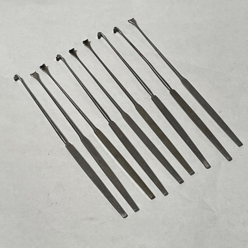 Lot of 9 Nerve Root Extractors Germany Stainless House of Instruments Surgical