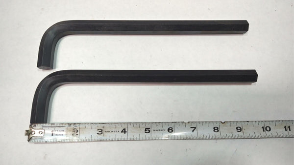 Allen USA 9/16" Long Arm 9-3/4" Hex L-Shape Key Wrench Brand New Lot of 2