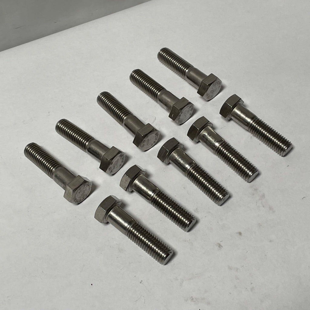 3/4-10 x 3" Stainless Steel Bolts ABP F593D Hex Head Lot of 10