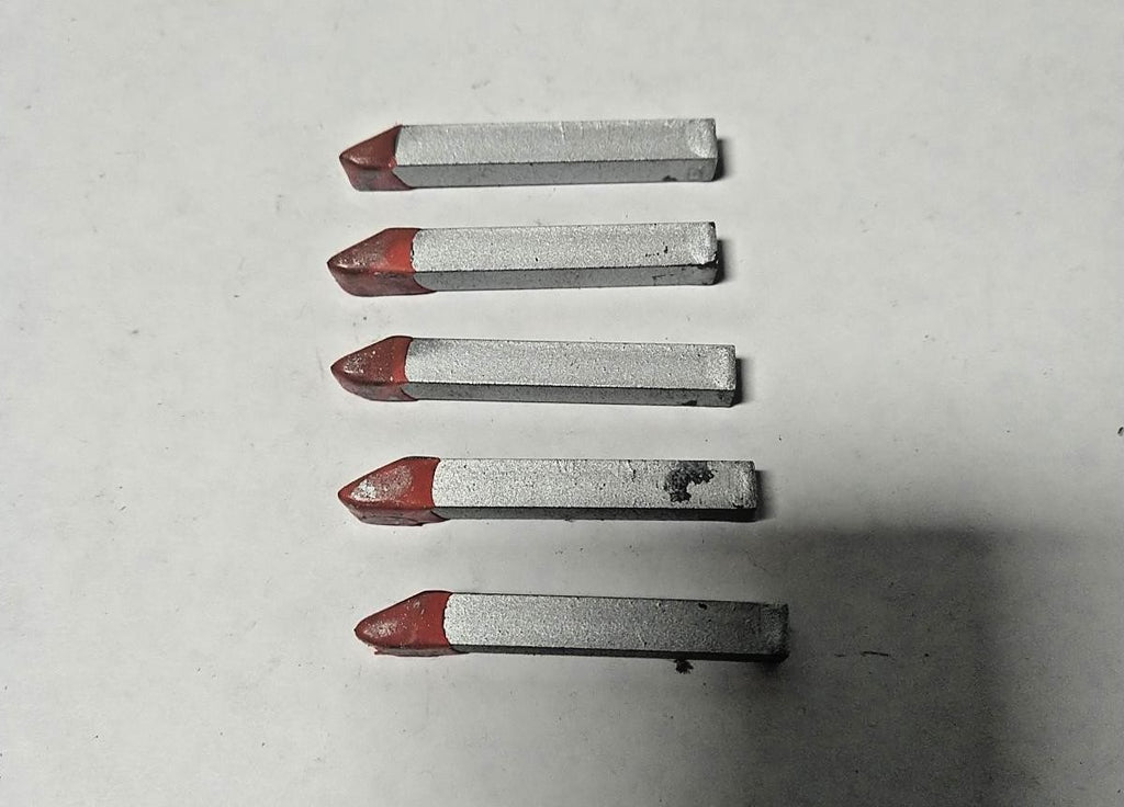 Super Brazed Tipped Carbide Lathe Tool Bit 1/4" Shank EOR 4 883 USA Made 5pcs
