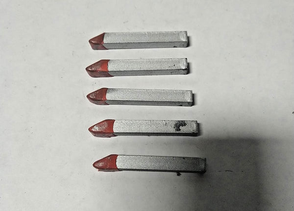 Super Brazed Tipped Carbide Lathe Tool Bit 1/4" Shank EOR 4 883 USA Made 5pcs