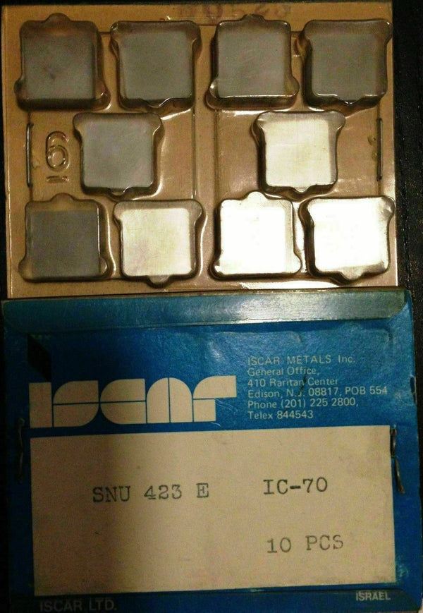 ISCAR SNU 423E IC70 Carbide Inserts 10 Pcs New Lathe Mill Tools
