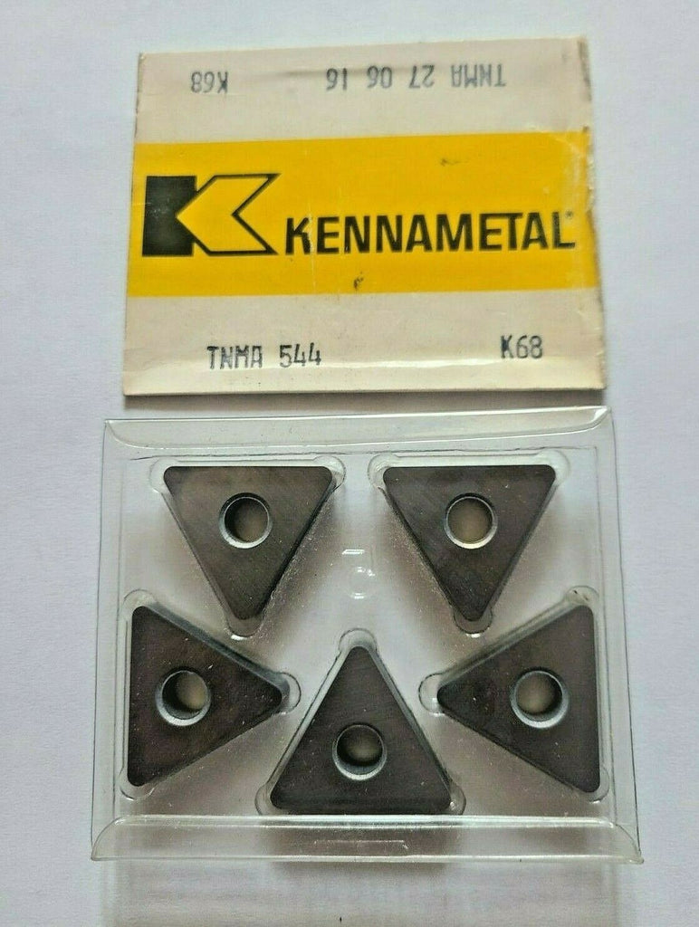 KENNAMETAL TNMA 544 K68 27 06 16 Lathe Carbide 5 Inserts Mill New Tool