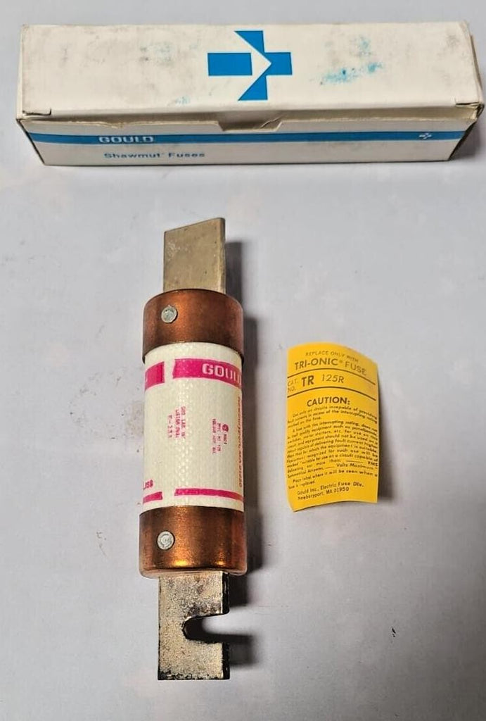 TR125R Gould Shawmut 125 Amp Fuse Class NIB FREE SHIPPING