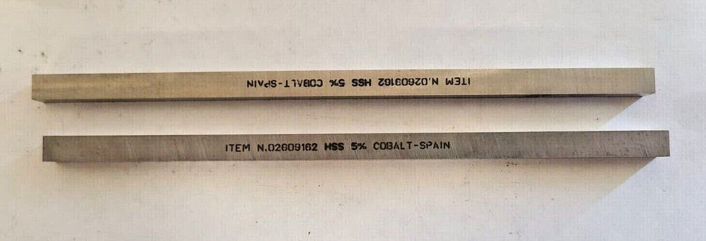 2 Square Lathe Tool Cutting HSS Blank Bit COBALT 02609162 High Speed