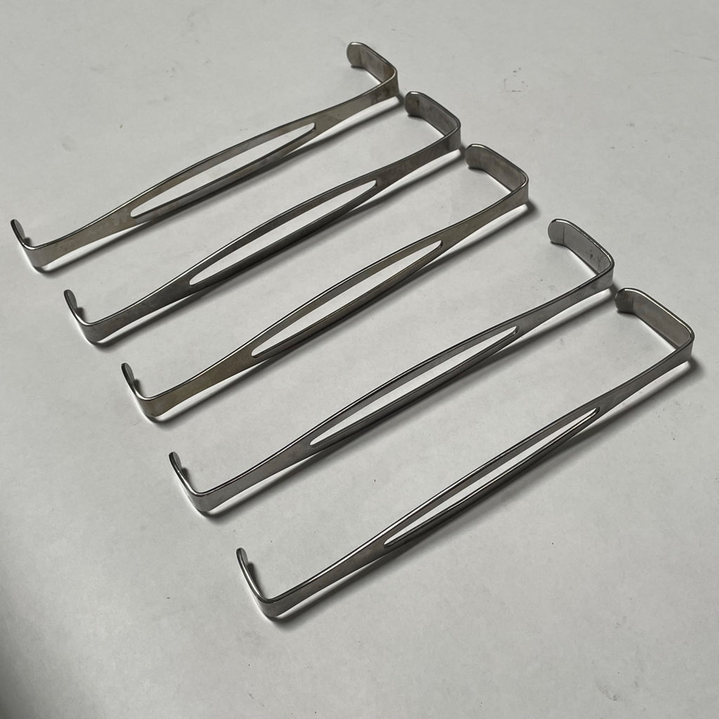 Lot of 5 Various Medical Retractor Stainless Germany Surgery Double End US Army