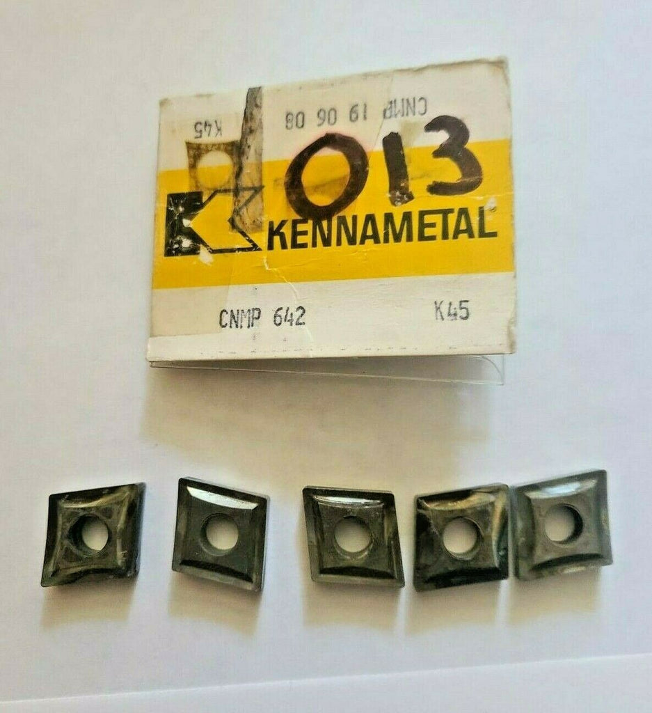 KENNAMETAL 5 Pcs CNMP 642 K45 19 06 08 Carbide Inserts Turning Lathe Tools New