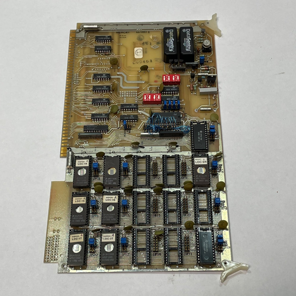 CIRCUIT MEMORY BOARD 661480 G BD.NO.661482 E 244 PLC PCB BI.2 MADE IN USA
