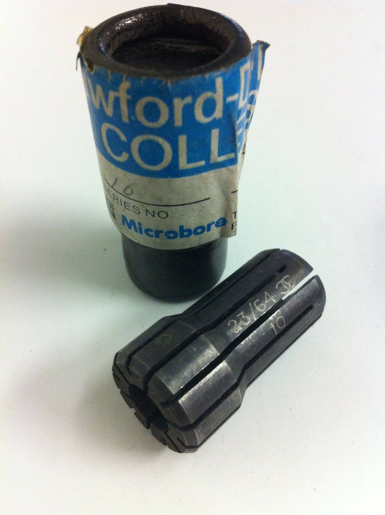 Crawford-DeVieg Collets Microbore DA10 .0359 23/64 inch Collet Mill for New