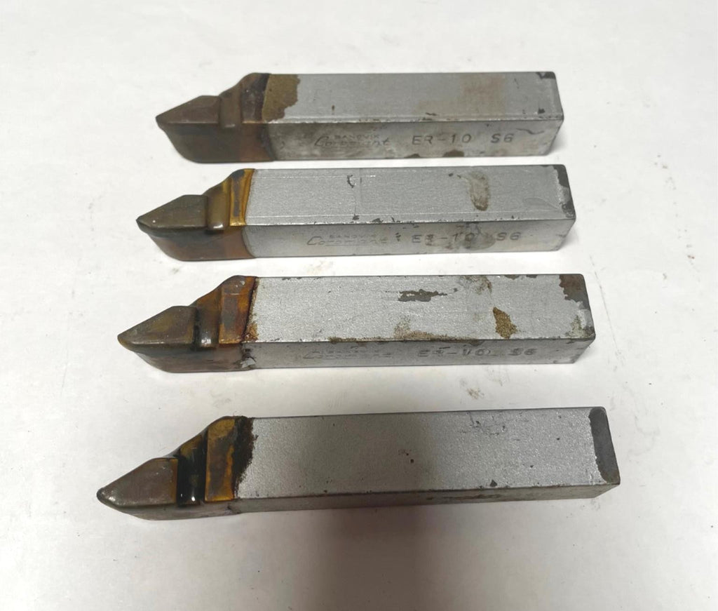 Sandvik Coromant Brazed Tipped Carbide Lathe Tool Bit 5/8" Shank ER-10 S6 4Pcs