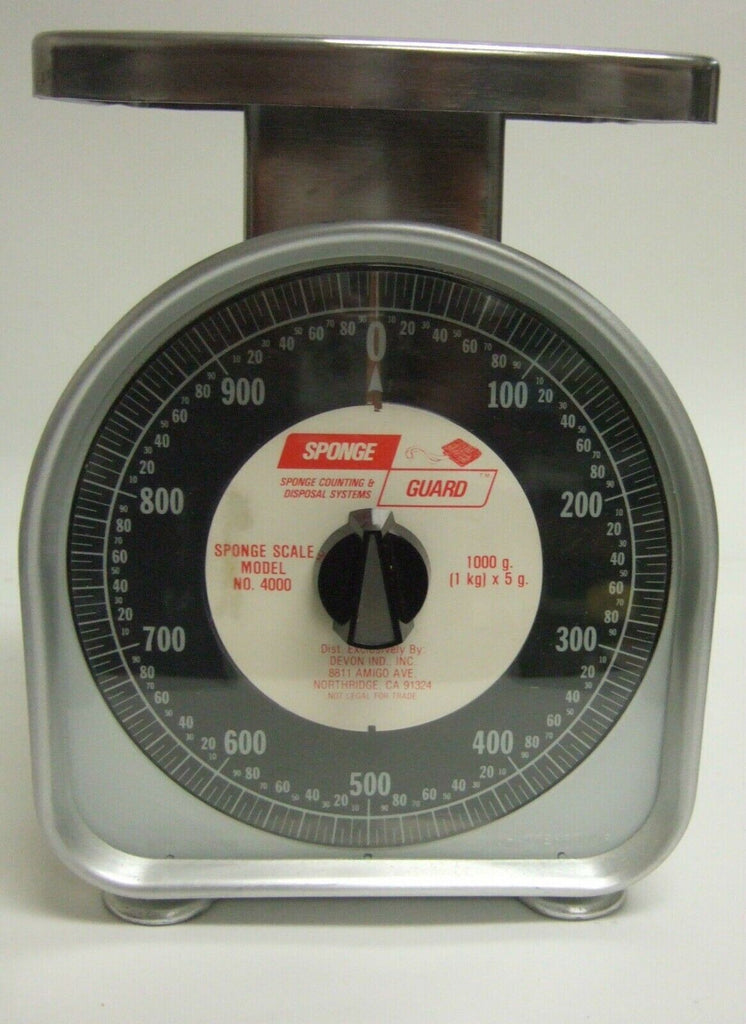 Pelouze Y-Line YG-4000-R 1000g 1 Kg x 5g Blood Sponge Scale Model 4000
