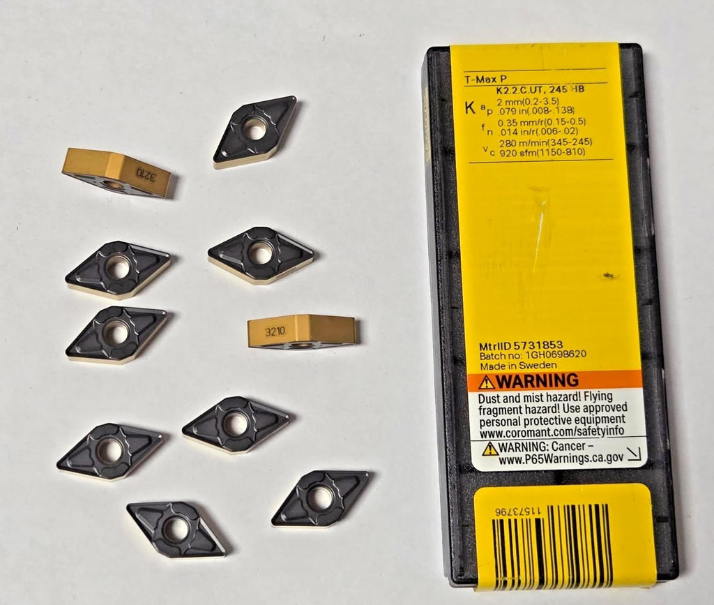 SANDVIK Coromant DNMG 332-KM 11 04 08-KM 3210 Carbide Inserts Lathe Turning New