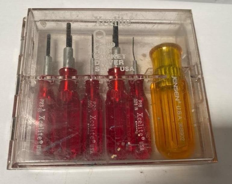 Xcelite PS-89 Hex Socket Driver Set USA