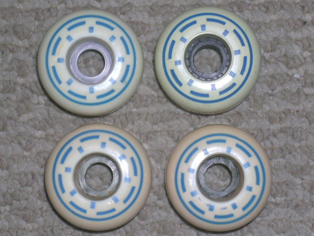 Lot of 4 Blank Skateboard Wheels 54mm Wheel For Camera Dolly Video Camera Set