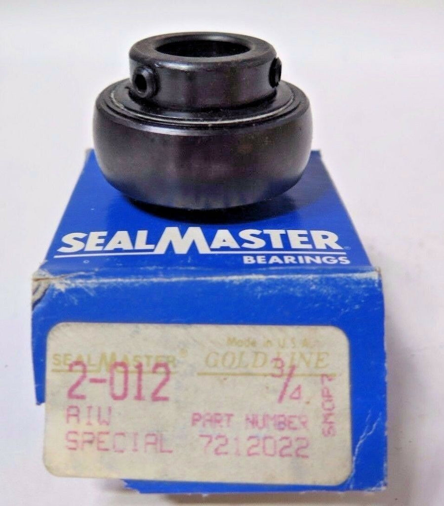 Seal Master Bearings 2-012 AIW Special Bearing 3/4" PN 7212022 New in Box