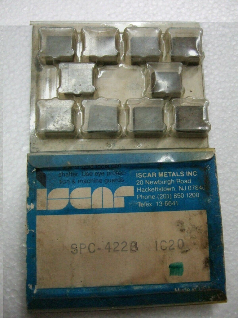 ISCAR SPC 422B IC 20 Carbide Inserts 10 Pcs Mill Lathe Tools New Turning