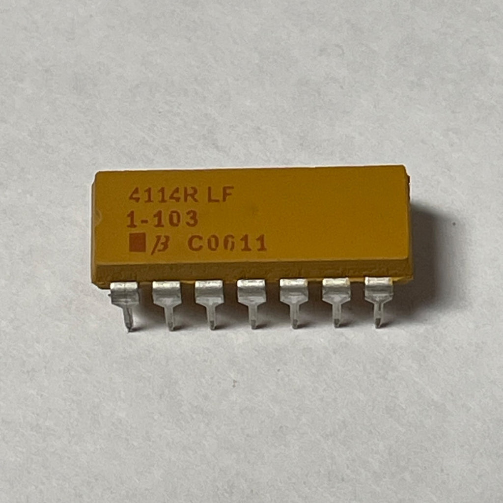 Lot of 370 4114R-1-103LF Bourns Inc Resistors ARRAY 7 10K OHM 14DIP 46017-32