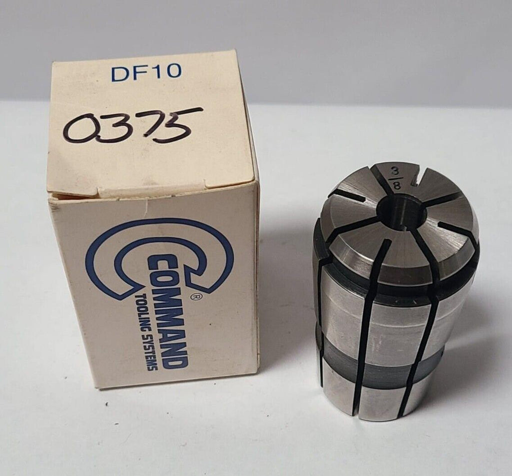 New CNC Command Tooling Systems DF10 3/8 inch Collet .0375 mm Lathe Mill Collet