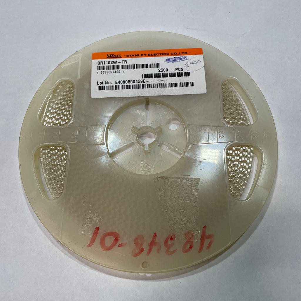 Reel of 2000 Stanley Electronics BR1102W-TR LED RED CLEAR 3216 SMD 48348-01