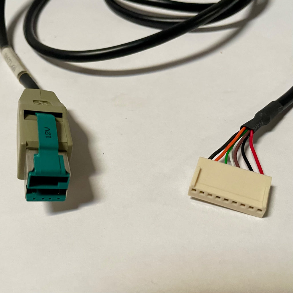 USB 12V Connector to 9-Pin JST/VH Adapter Cable Industrial Lab Comm 38573-60