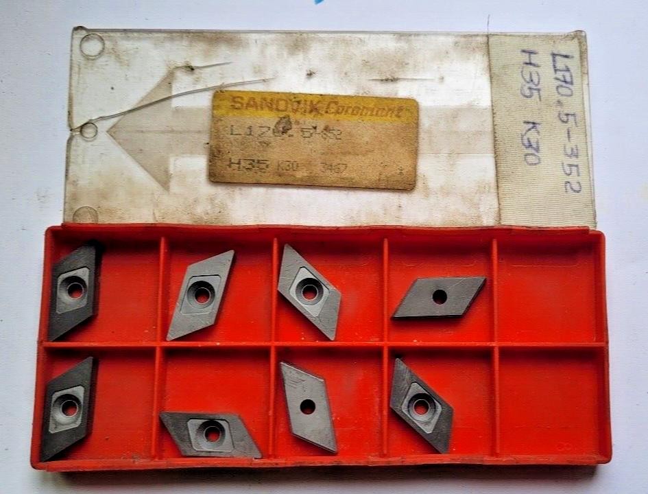 8 Pcs SANDVIK Coromant L170.5-352 H35 K30 3467 Carbide Inserts