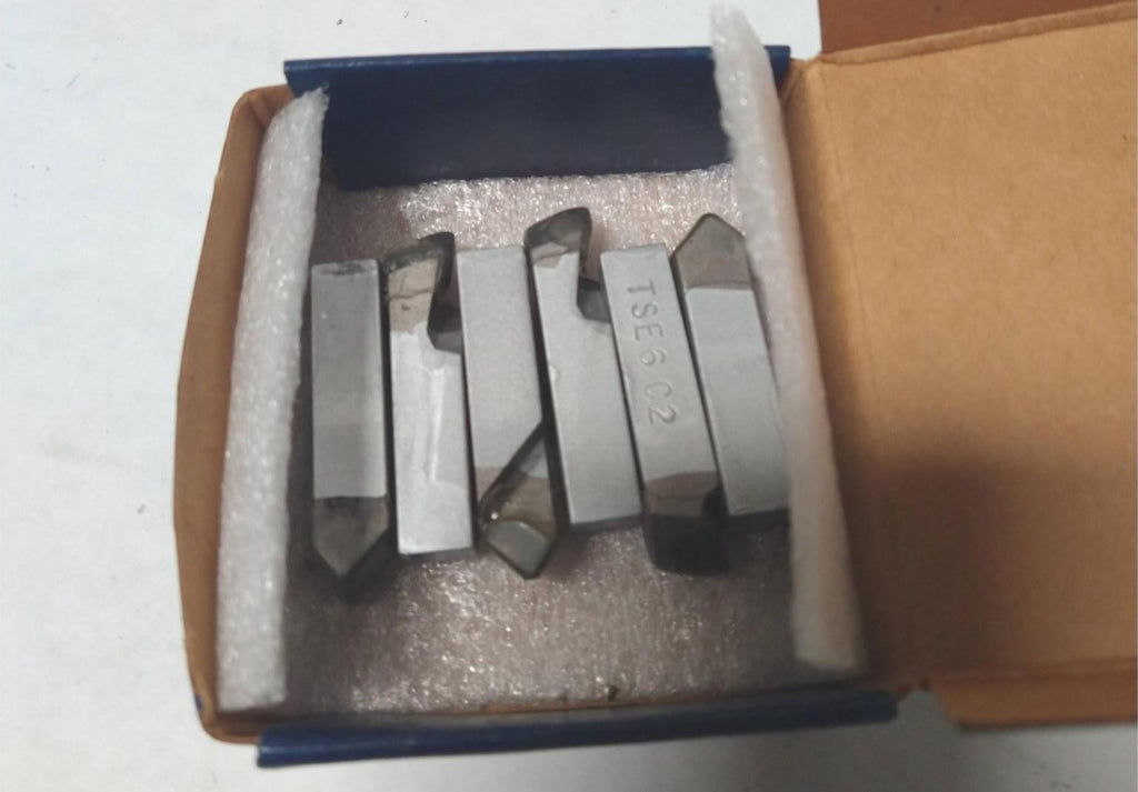 ACT Brazed Tipped Carbide Lathe Tool Bit 3/8" Shank TSE 6 C2 USA Made Lot of 6
