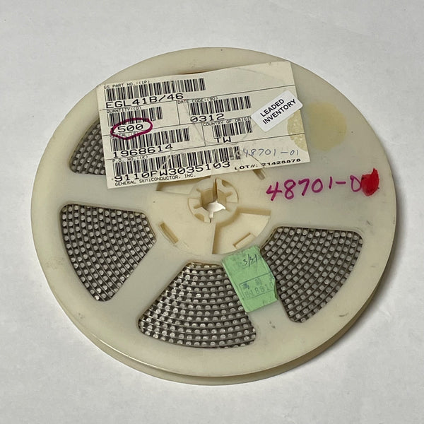 Reel of 500 General Semiconductor EGL41B/46 Diode 100V 1A 2Pin DO-213AB 48701-01