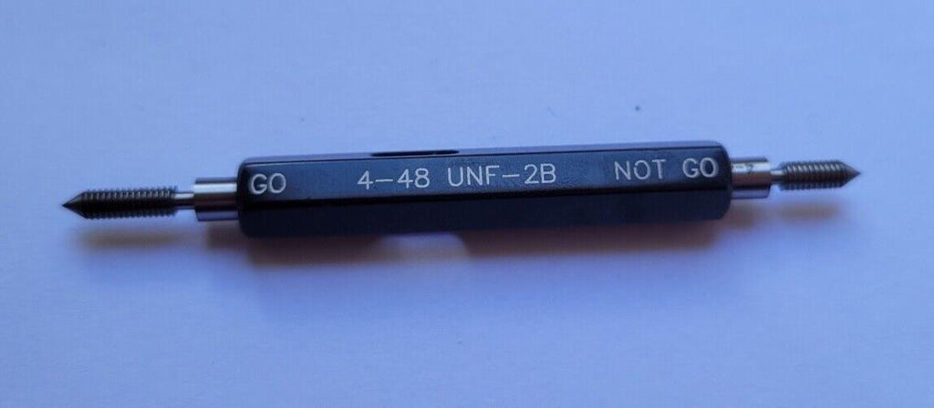 SPI 4-48 UNF-2B GO & NO GO Thread Plug Gage GO & NOGO Double End